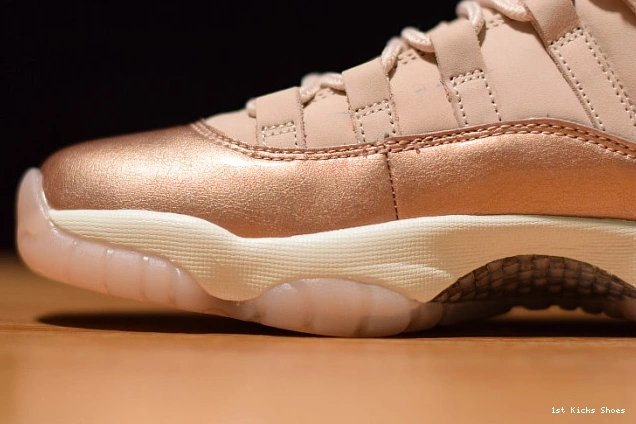 1st Kicks Low Air AH7860-105 Gold Rose Jordan GS 11 0813